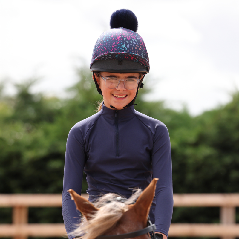 Aubrion Young Rider React Long Sleeve Base Layer - Midnight-6