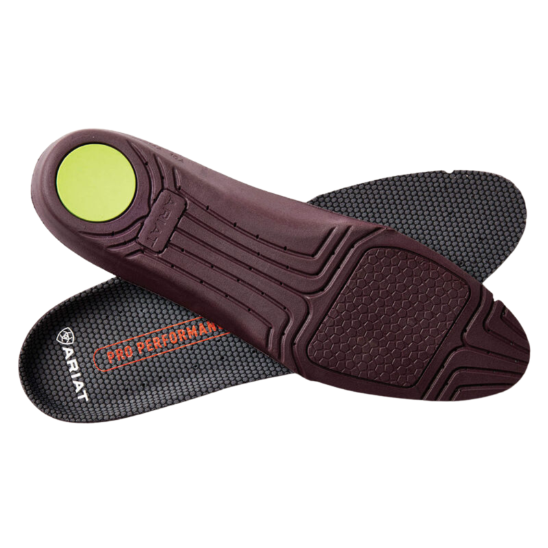 Ariat Men's Pro Performance Round Toe Insole - Charcoal