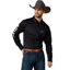 Ariat Men's Team Logo Twill Fitted Shirt - Black/White
