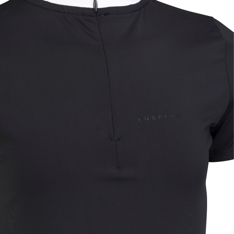 Aubrion Young Rider Optima LX Show Shirt - Black-3