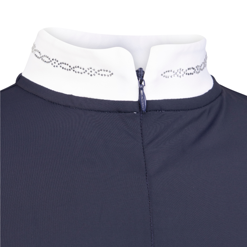 Aubrion Young Rider Optima LX Show Shirt - Navy-2