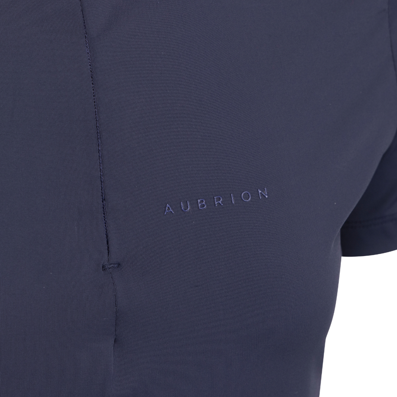 Aubrion Young Rider Optima LX Show Shirt - Navy-4