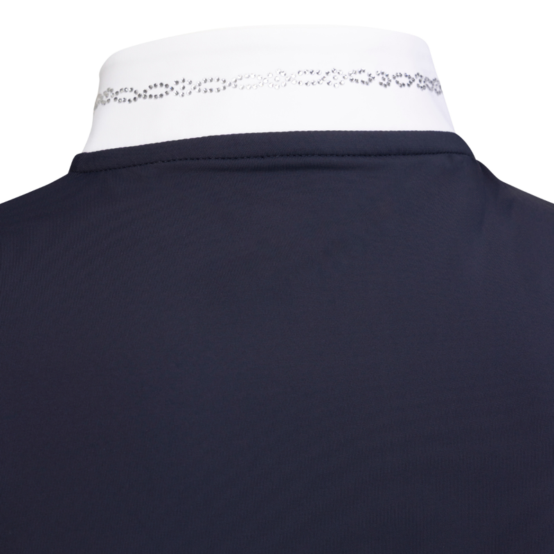 Aubrion Young Rider Optima LX Show Shirt - Navy-3