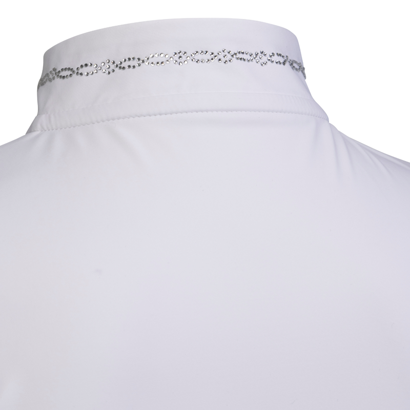 Aubrion Young Rider Optima LX Show Shirt - White-2