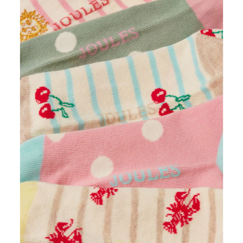 Joules Ladies Rilla 5 Pack - One Size - Multi-1