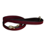 Mackey Padded Dog Lead - Mulberry/Brown