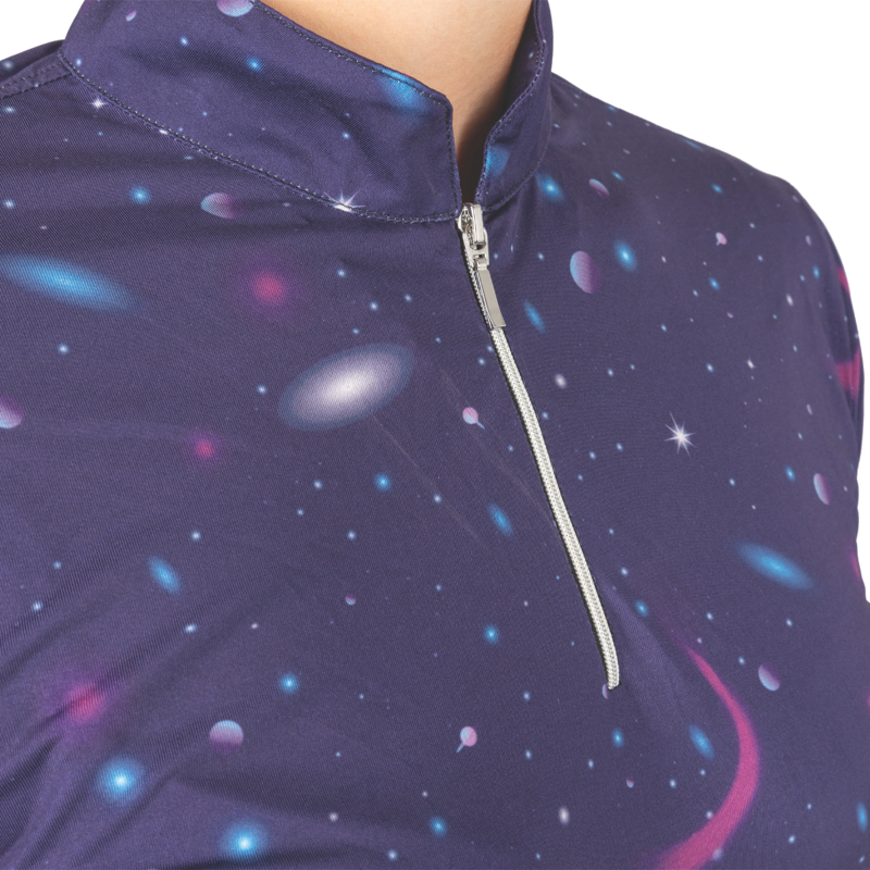 Hy Equestrian Elevate Out of this World Base Layer - Navy/Magenta-4