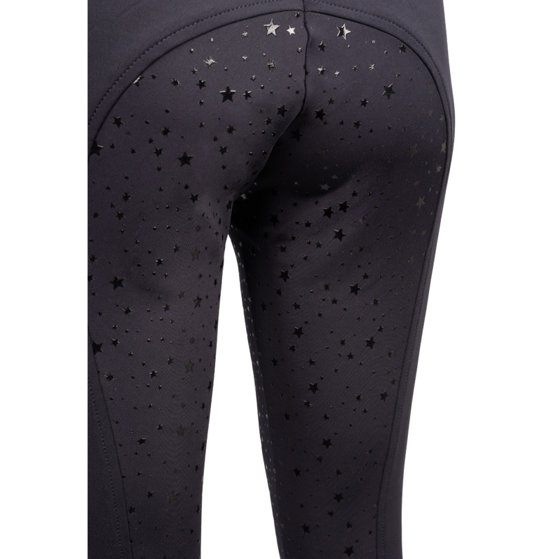Hy Equestrian Elevate Out of this World Riding Tights - Navy/Magenta-5