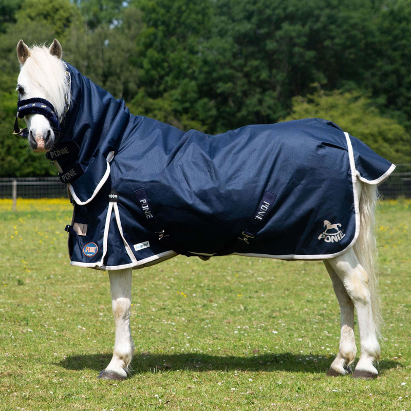 Gallop Ponie Duraproof 100g Turnout Combo Rug - Navy