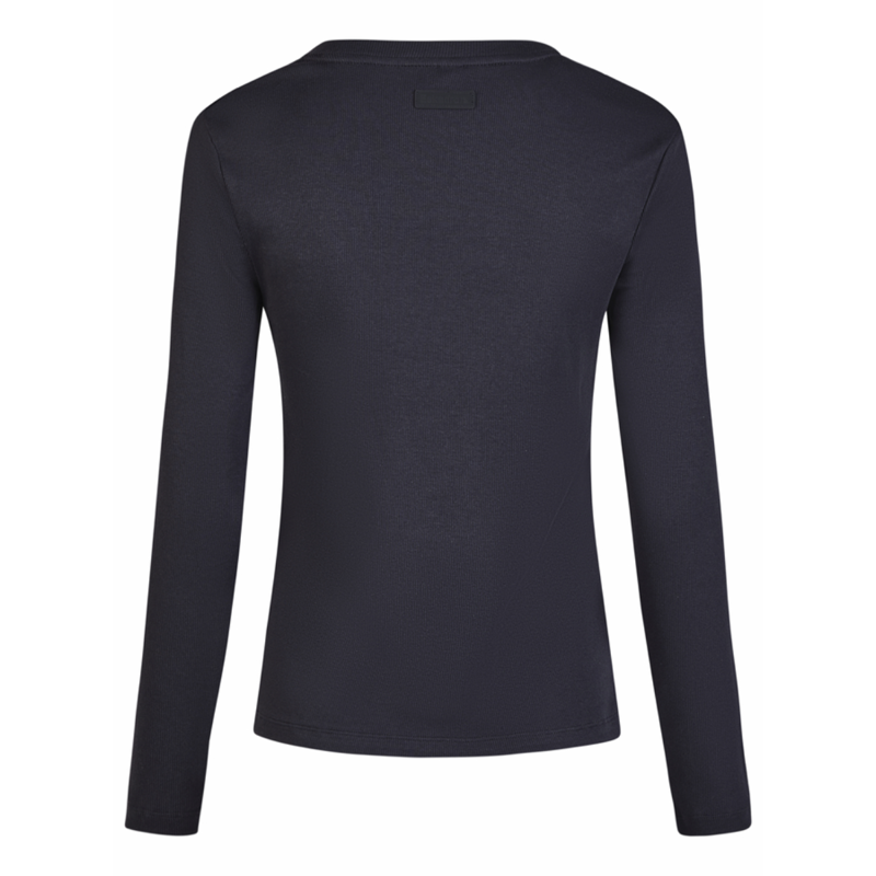 Eskadron Rib Long Sleeve Shirt Classic Sports SS26 - Navy-1