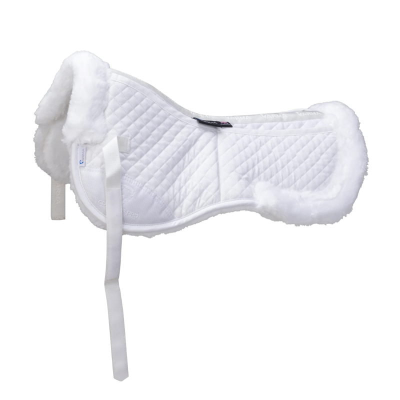 Shires ARMA Corrective Lined Half Pad - White