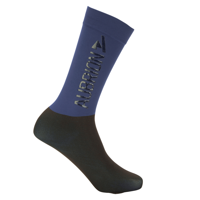 Aubrion Young Rider React Performance Socks - Midnight