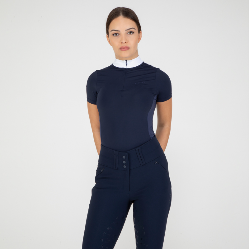 Aubrion Optima PX Show Shirt - Navy-3