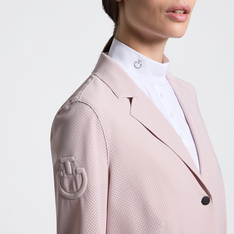 Cavalleria Toscana Women's Raw Cut Competition Jacket - Violet Ice-2