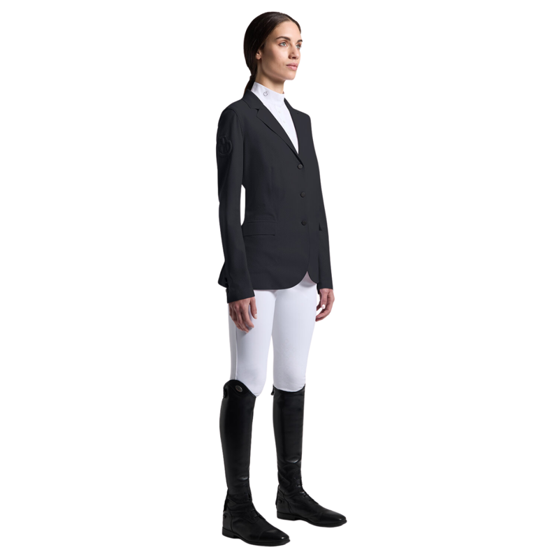 Cavalleria Toscana Women's Raw Cut Competition Jacket - Charcoal
