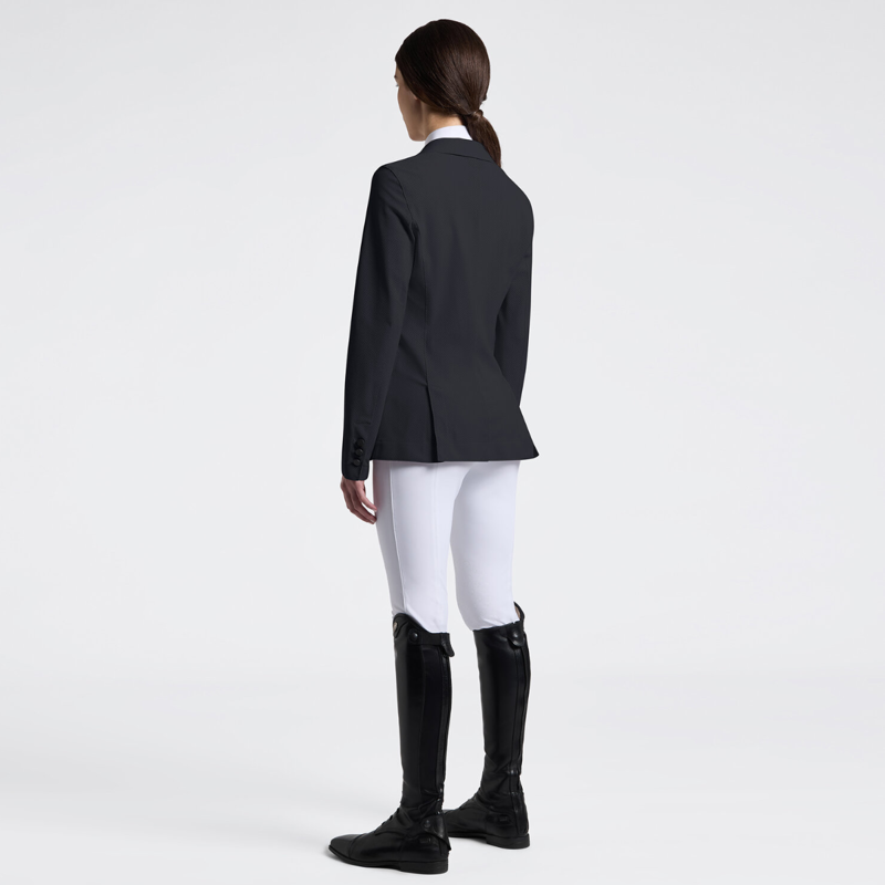 Cavalleria Toscana Women's Raw Cut Competition Jacket - Charcoal-1