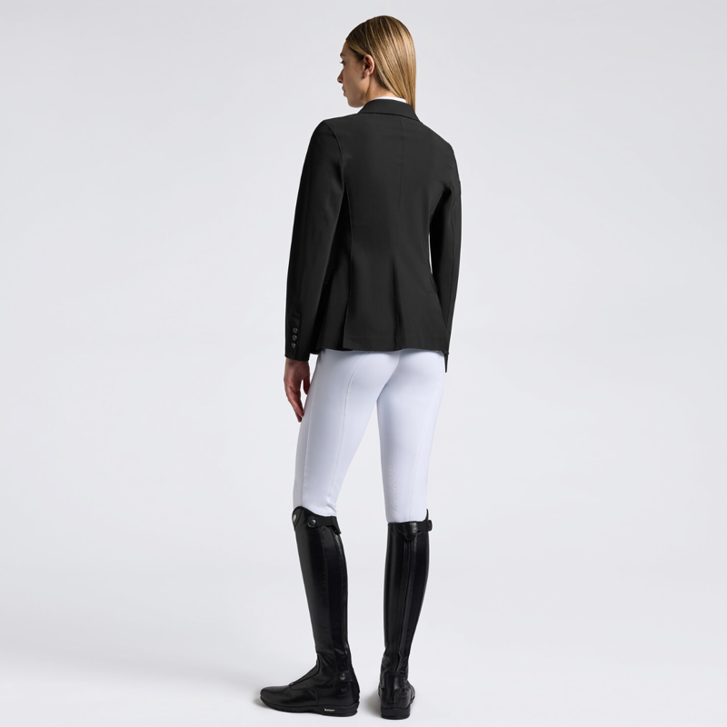 Cavalleria Toscana Women's Raw Cut Competition Jacket - Black-1