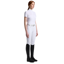 Cavalleria Toscana Women's Perforated Short Sleeve Competition Shirt - White