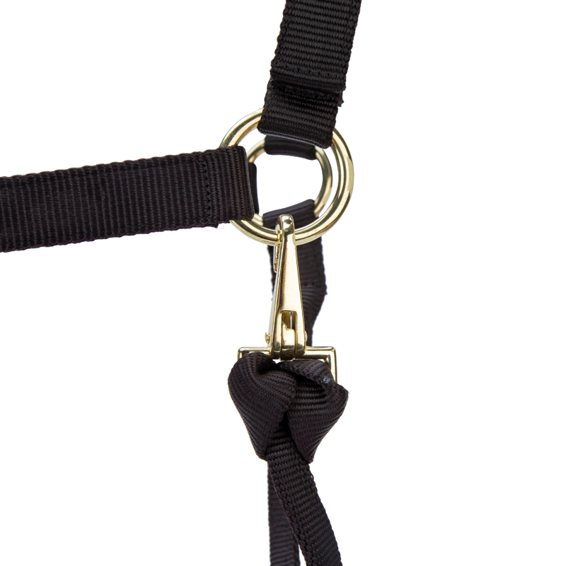 Shires ARMA Premium Adjustable Headcollar - Black-4
