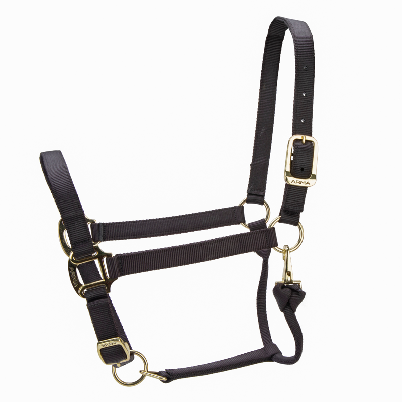 Shires ARMA Premium Adjustable Headcollar - Black
