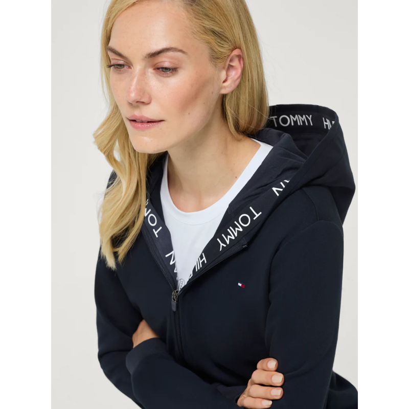 Tommy Hilfiger Women's Beverly Zip Up Hoodie - Desert Sky-3