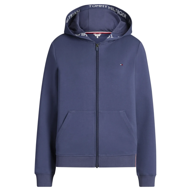 Tommy Hilfiger Women's Beverly Zip Up Hoodie - Faded Indigo-1