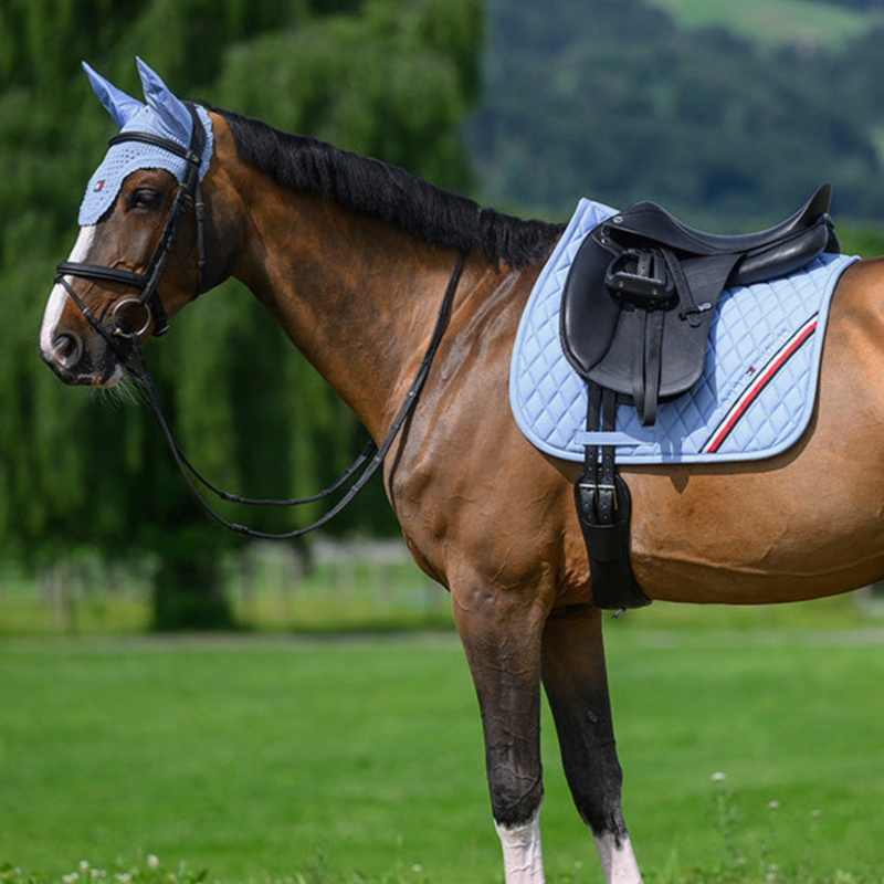 Tommy Hilfiger Stanford Dressage Saddlepad - Sweet Blue-4