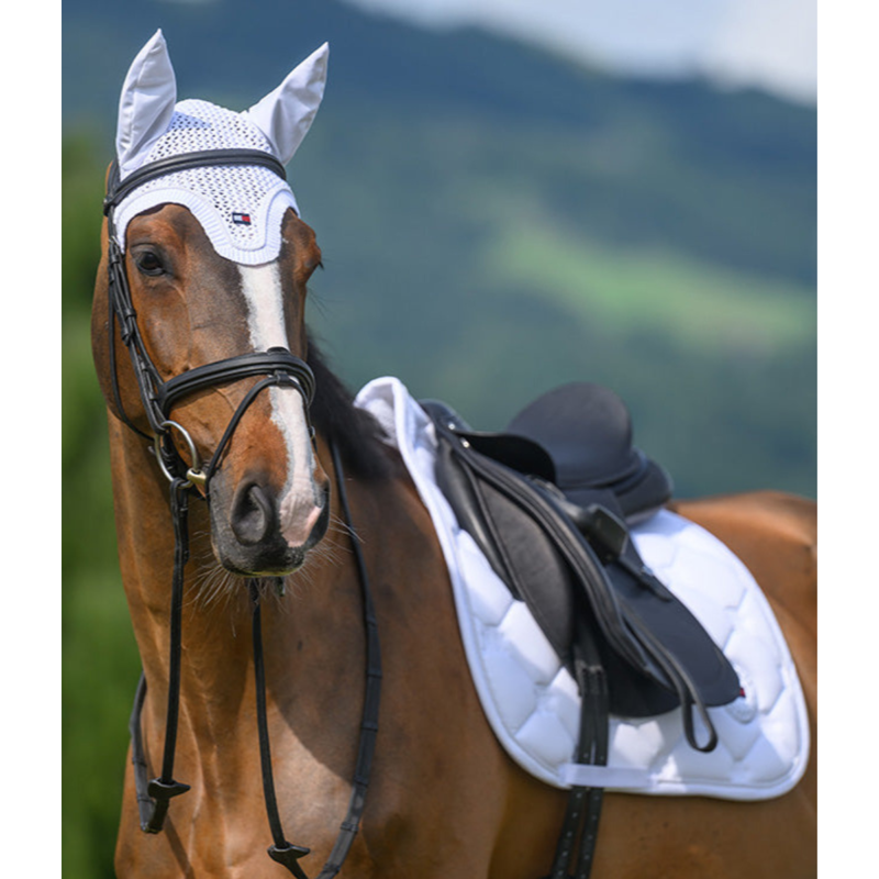 Tommy Hilfiger Liberty Dressage Saddle Pad - Full - White-1