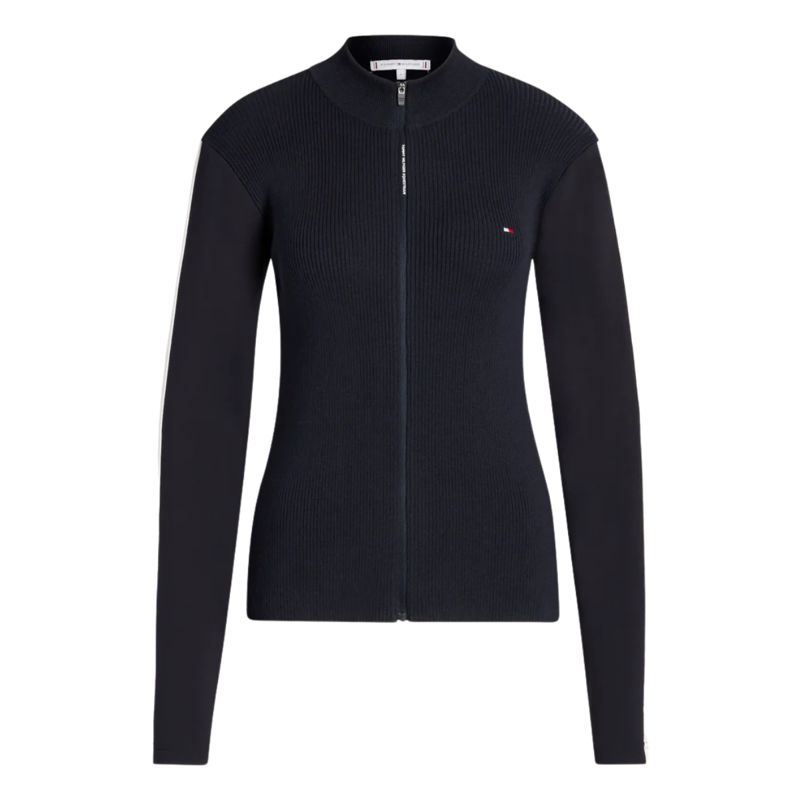 Tommy Hilfiger Women's Mirada Knit Zip Up - Desert Sky-2