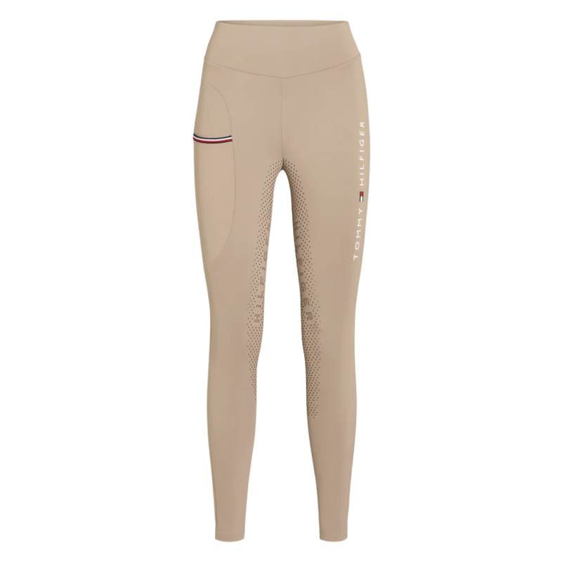 Tommy Hilfiger Women's Elmira All-Year Full Grip Leggings - Beige-1