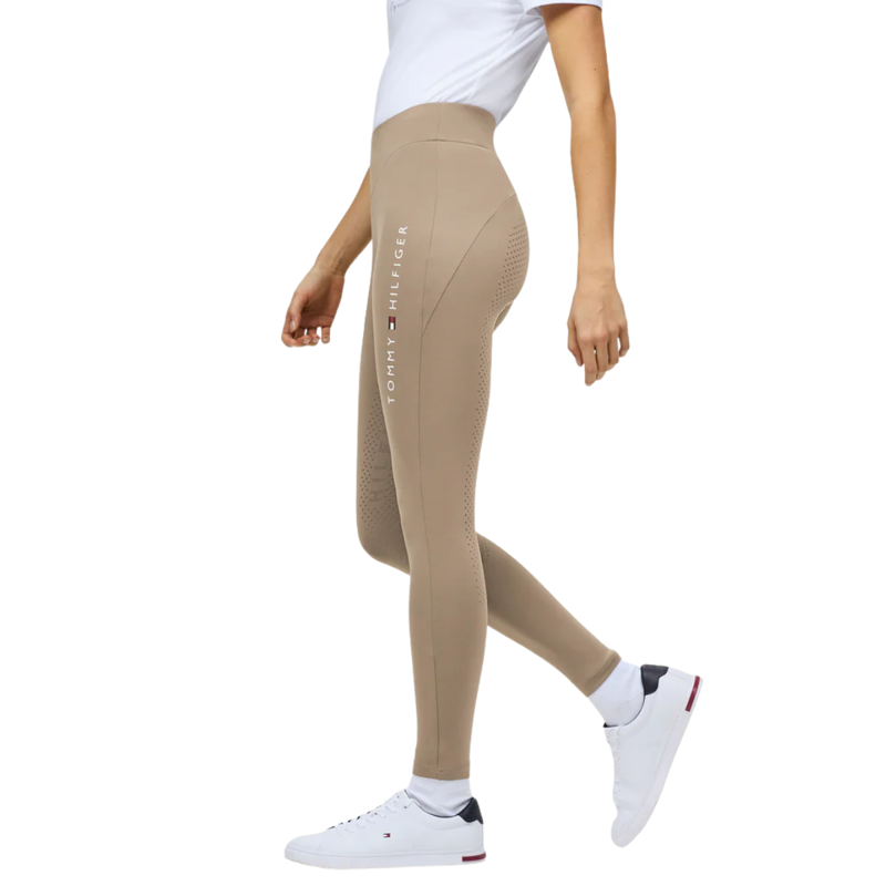 Tommy Hilfiger Women's Elmira All-Year Full Grip Leggings - Beige-4