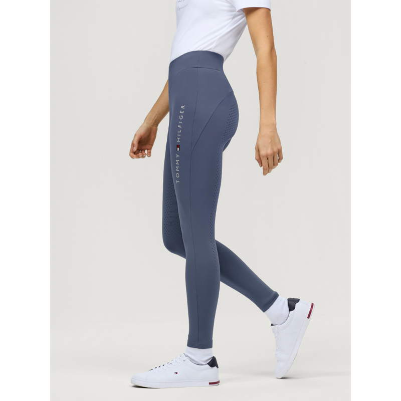 Tommy Hilfiger Women's Elmira All-Year Full Grip Leggings - Faded Indigo-5