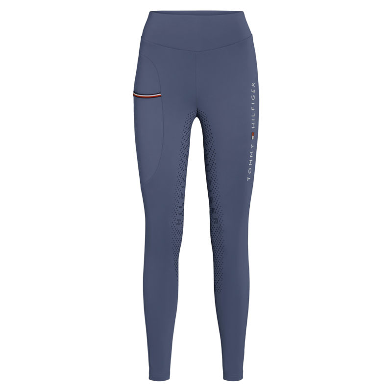 Tommy Hilfiger Women's Elmira All-Year Full Grip Leggings - Faded Indigo-2