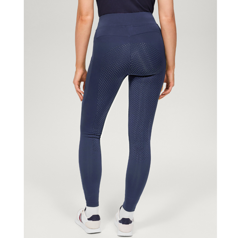 Tommy Hilfiger Women's Amber High Waist Leggings - Faded Indigo-1