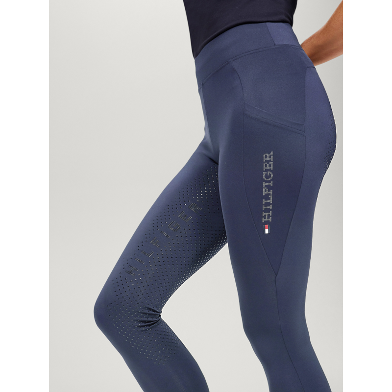Tommy Hilfiger Women's Amber High Waist Leggings - Faded Indigo-2