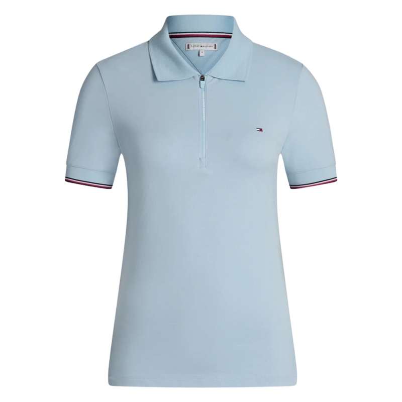 Tommy Hilfiger Women's Anaheim Zip Polo Shirt - Sweet Blue-1