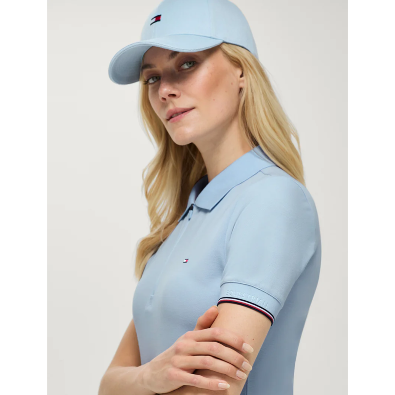 Tommy Hilfiger Women's Anaheim Zip Polo Shirt - Sweet Blue-3