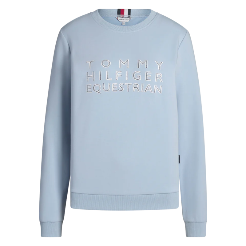 Tommy Hilfiger Women's Belair Rhinestone Sweatshirt - Sweet Blue-1