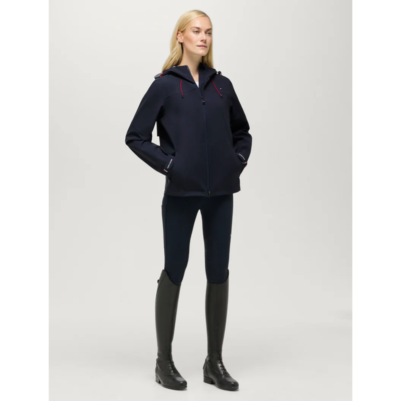 Tommy Hilfiger Women's Upland Airbag Compatible Rain Jacket - Desert Sky-2