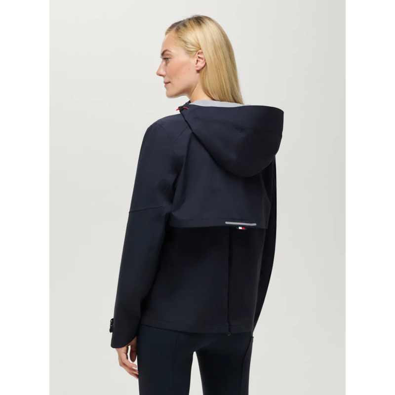 Tommy Hilfiger Women's Upland Airbag Compatible Rain Jacket - Desert Sky-3