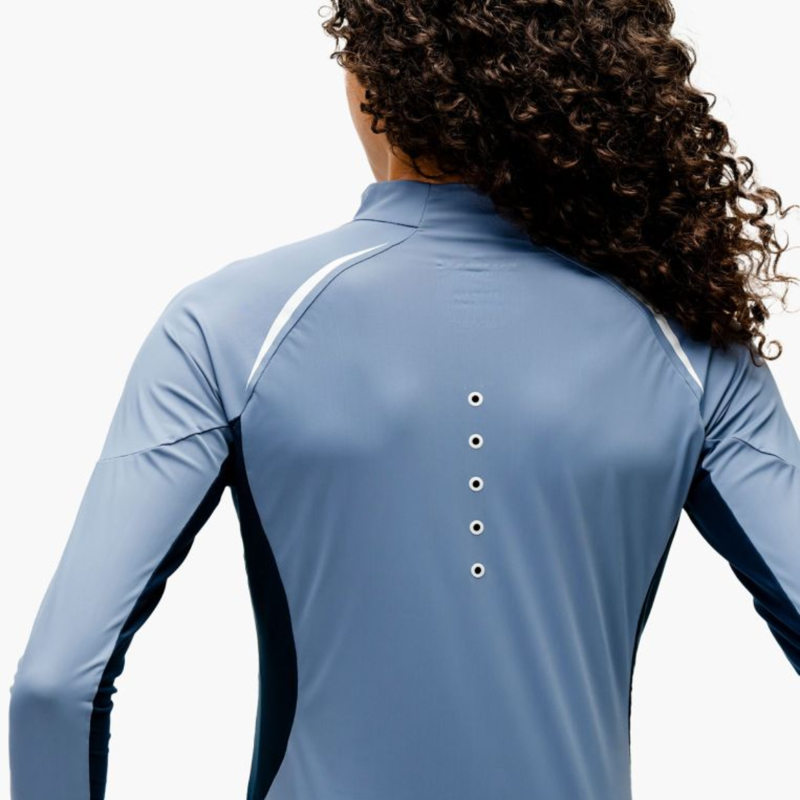 Horseware Stamina Long Sleeve 1/4 Zip Top - HW Blue-2