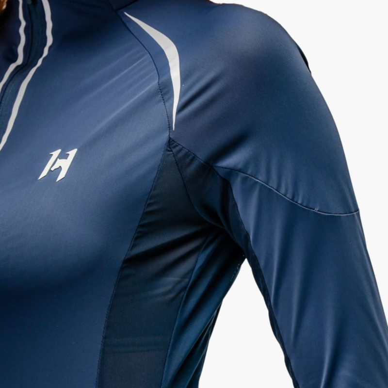 Horseware Stamina Long Sleeve 1/4 Zip Top - Core Navy-4