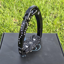 Innova Riding Trilogy Swarovski Stirrups - Black/Tanzanite Crystal