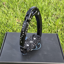 Innova Riding Trilogy Swarovski Stirrups - Black/Night Crystal