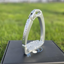 Innova Riding Solitary Swarovski Stirrups - Silver/Aurora Boreale Crystal