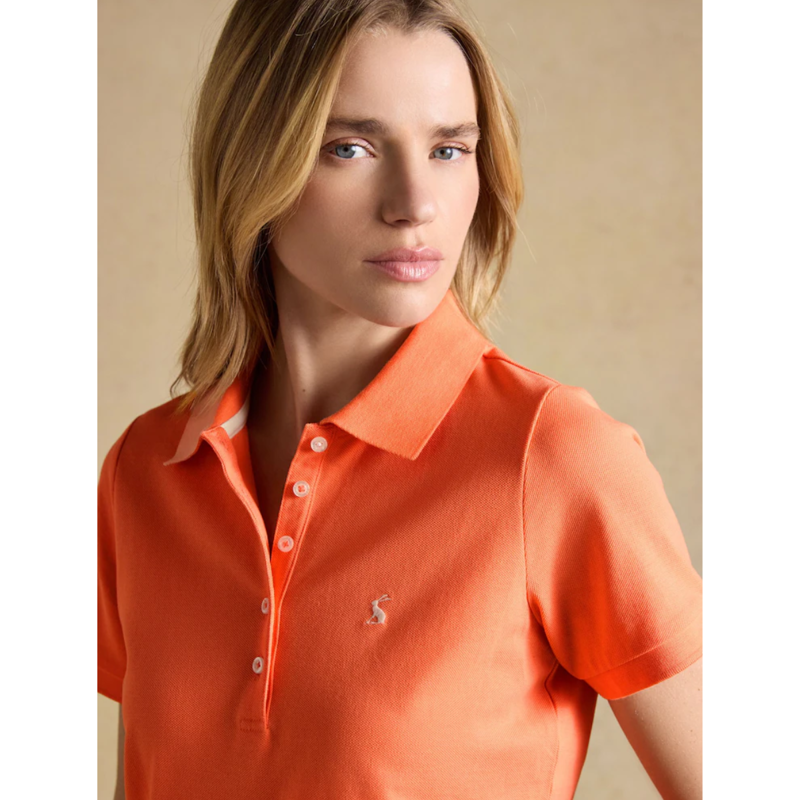 Joules Women's Woody Polo Shirt - Orange-4