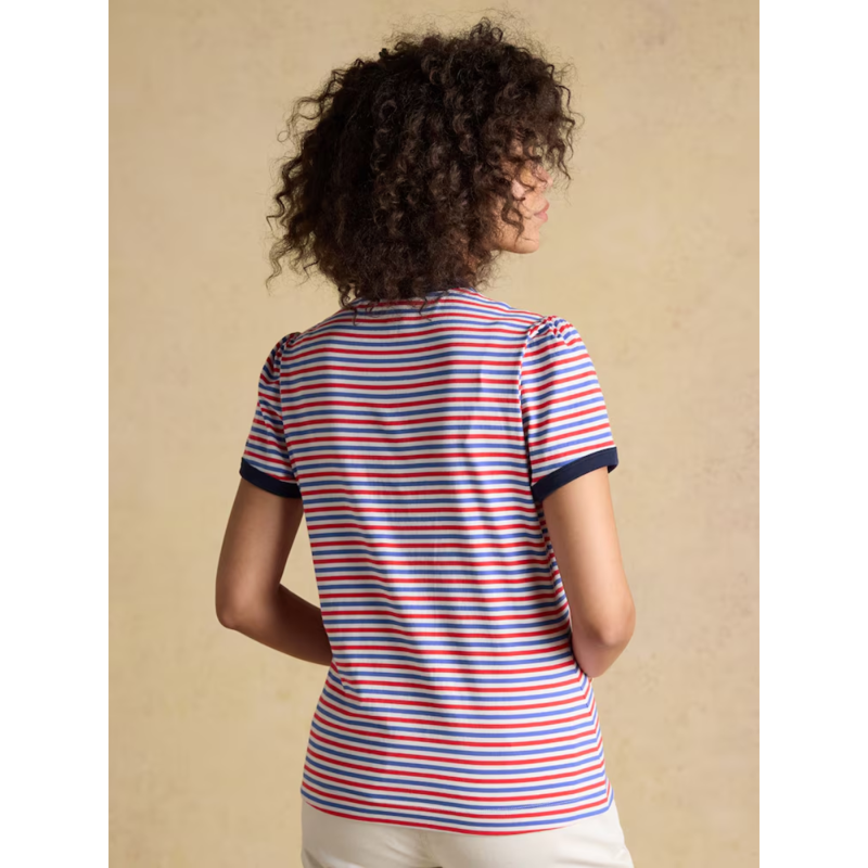 Joules Ladies Erin T-Shirt - London Bus Stripe-2