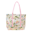 Joules Promenade Canvas Tote Bag - Palm Print