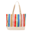 Joules Promenade Canvas Tote Bag - Multi Stripe