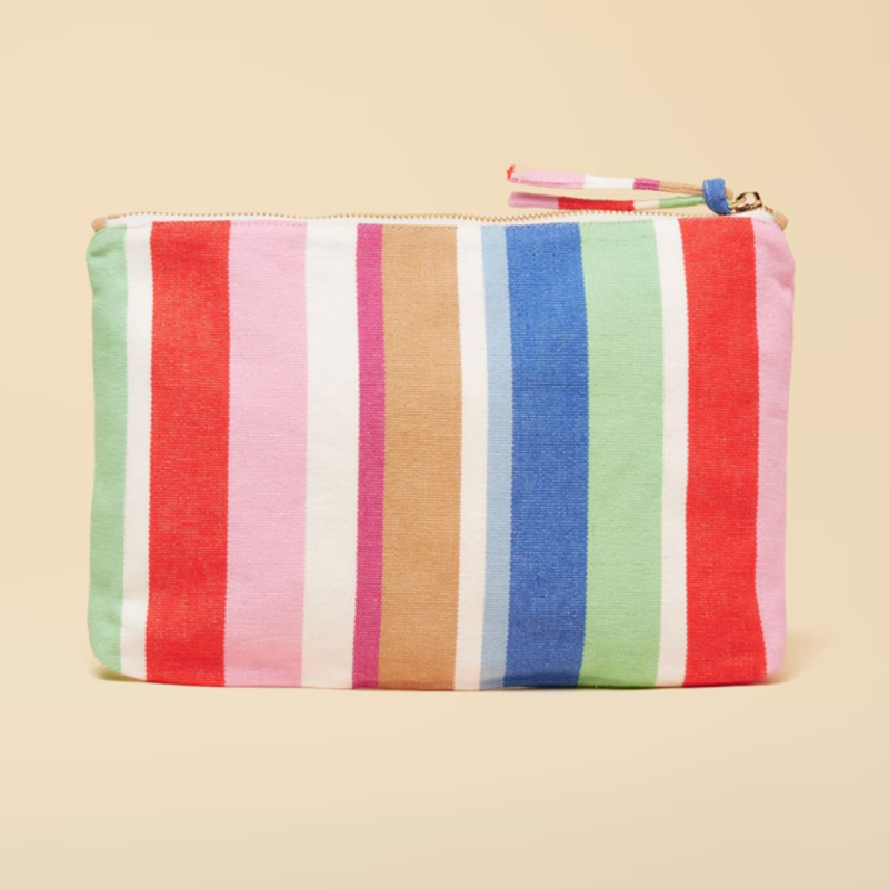 Joules Ladies Carrywell Pouch - Multi Stripe-2
